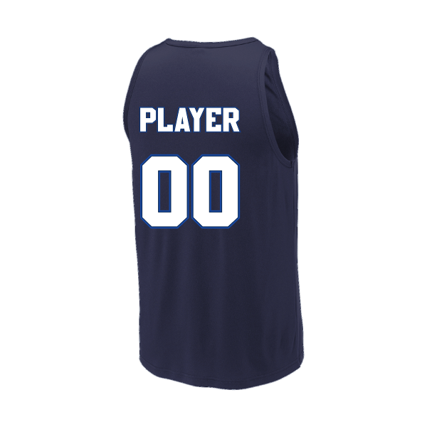 Baseball Coach Pitch–Kampbell PosiCharge Competitor Tank – True Navy – back mockup