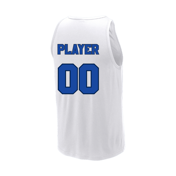 Baseball Coach Pitch–Kampbell PosiCharge Competitor Tank – White – back mockup