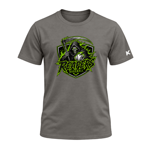 Baseball Coach Pitch–Minor Unisex Jersey Short-Sleeve Tee – Asphalt – front mockup