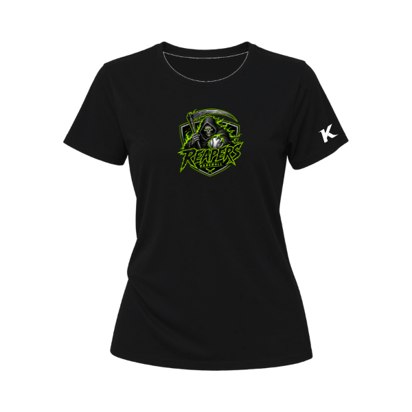Baseball Coach Pitch–Minor Women's Relaxed Jersey Tee – Black – front mockup