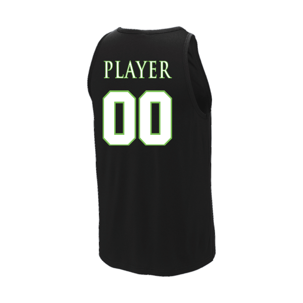 Baseball Coach Pitch–Minor PosiCharge Competitor Tank – Black – back mockup