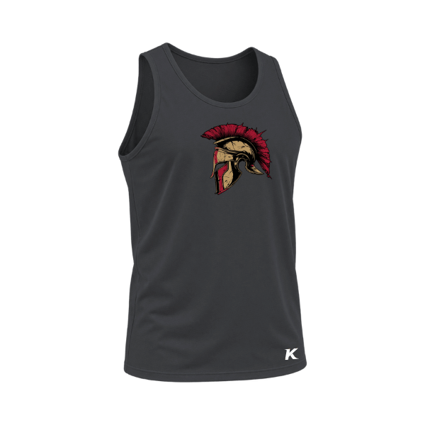 Baseball Majors–Andrix Unisex Jersey Tank – Spartan Helmet – Asphalt – front mockup