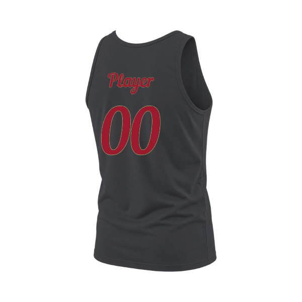 Baseball Majors–Andrix Unisex Jersey Tank – Spartan Helmet – Asphalt – back mockup