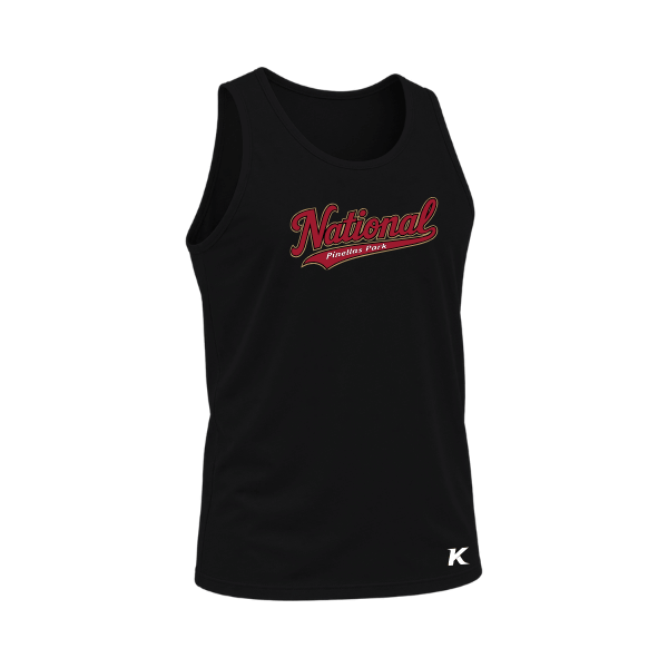 Baseball Majors–Andrix Unisex Jersey Tank – National Script – Black – front mockup
