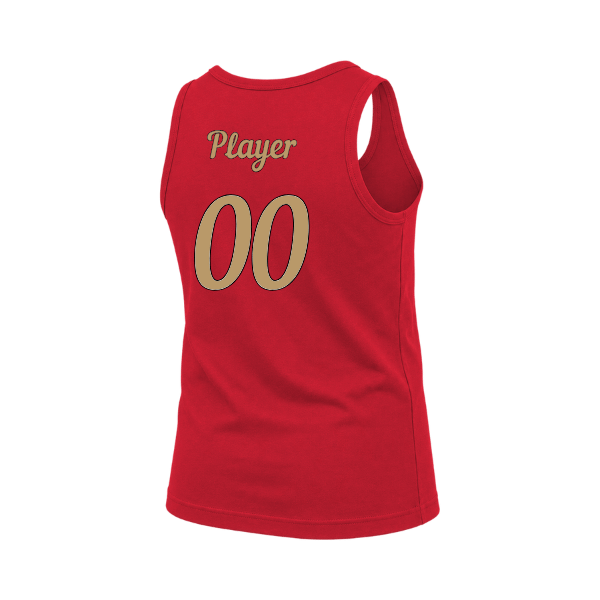 Baseball Majors–Andrix Youth Jersey Tank – Spartan Helmet – Red – back mockup