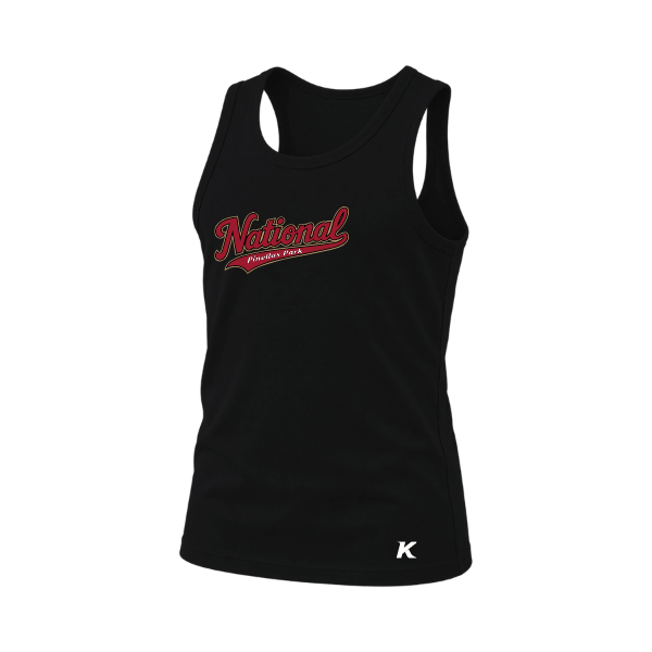 Baseball Majors–Andrix Youth Jersey Tank – National Script – Black – front mockup