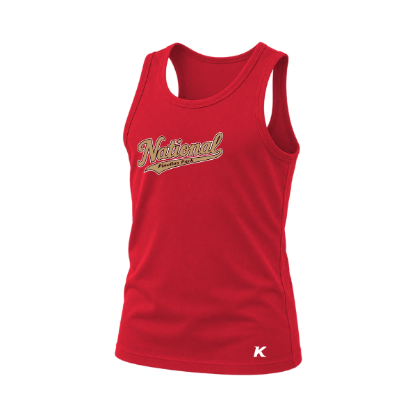 Baseball Majors–Andrix Youth Jersey Tank – National Script – Red – front mockup