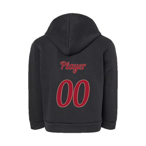 Baseball Majors–Andrix Toddler Sponge Fleece Pullover Hoodie – Spartan Helmet – Black – back mockup