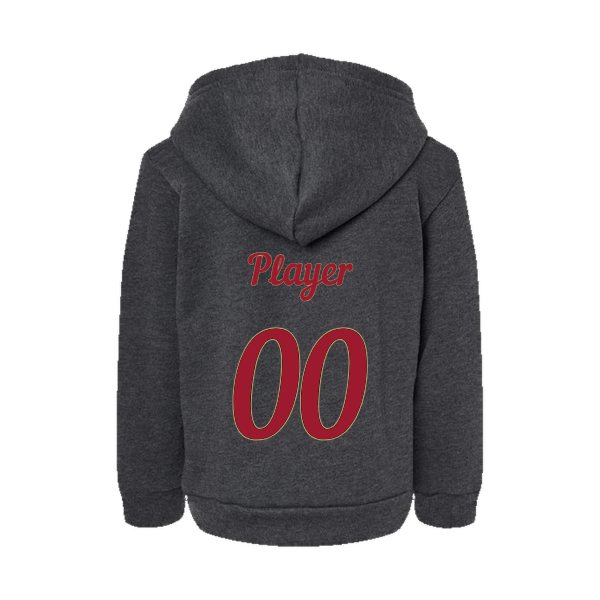 Baseball Majors–Andrix Toddler Sponge Fleece Pullover Hoodie – National Script – Dark Gray Heather – back mockup