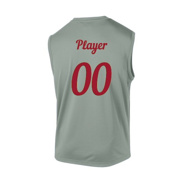 Baseball Majors–Andrix Sleeveless PosiCharge Competitor Tee – National Script – Silver – back mockup