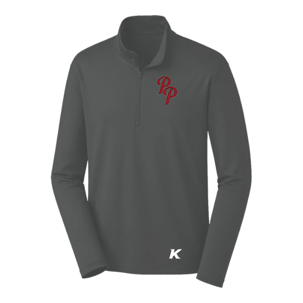 Baseball Majors–Andrix PosiCharge Competitor 1/4-Zip Pullover – Iron Gray – front mockup