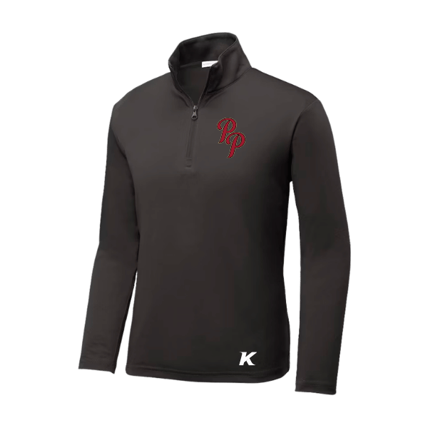 Baseball Majors–Andrix Youth PosiCharge Competitor 1/4-Zip Pullover – Iron Gray – front mockup