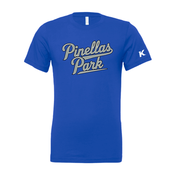 Baseball Majors–Taulbee Unisex Jersey Short-Sleeve Tee – True Royal – front mockup