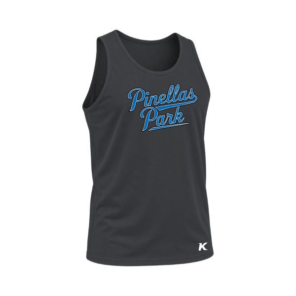 Baseball Majors–Taulbee Unisex Jersey Tank – Asphalt – front mockup