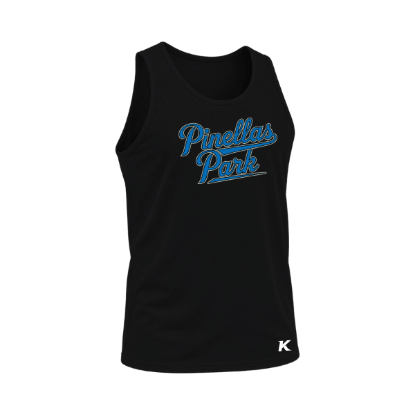 Baseball Majors–Taulbee Unisex Jersey Tank – Black – front mockup