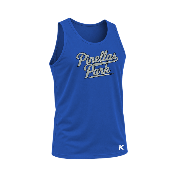 Baseball Majors–Taulbee Unisex Jersey Tank – True Royal – front mockup
