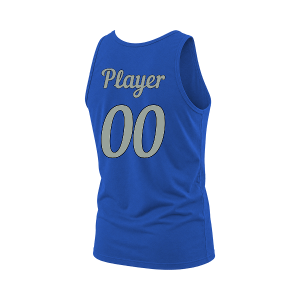 Baseball Majors–Taulbee Unisex Jersey Tank – True Royal – back mockup