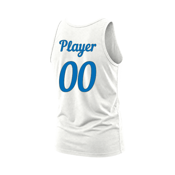 Baseball Majors–Taulbee Unisex Jersey Tank – White – back mockup