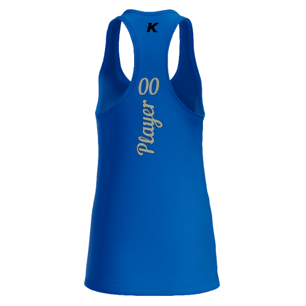 Baseball Majors–Taulbee Women's Jersey Racerback Tank – True Royal – back mockup