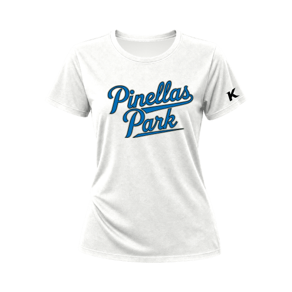 Baseball Majors–Taulbee Women's Relaxed Jersey Tee – White – front mockup