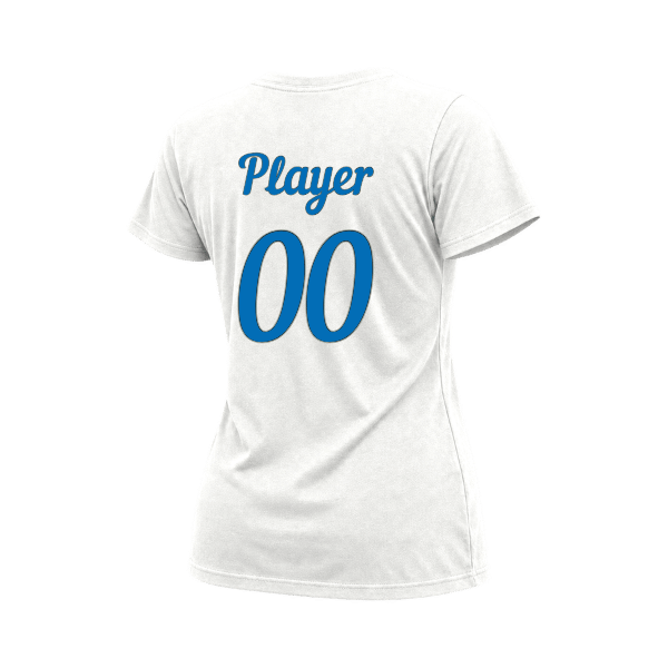 Baseball Majors–Taulbee Women's Relaxed Jersey Tee – White – back mockup