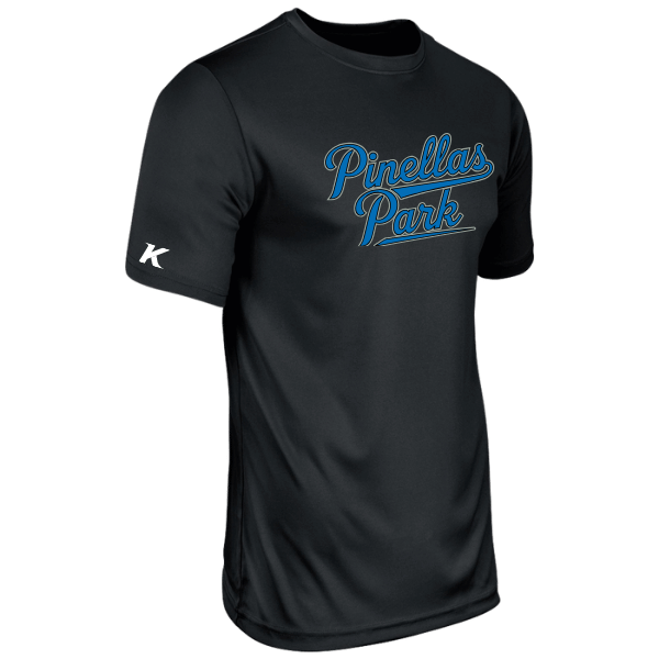 Baseball Majors–Taulbee Vision Performance Short-Sleeve Tee – Black – front mockup