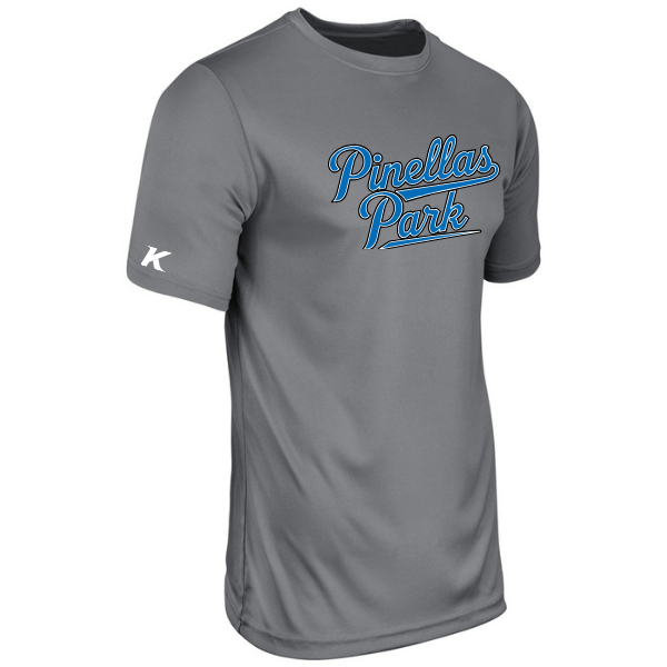 Baseball Majors–Taulbee Vision Performance Short-Sleeve Tee – Charcoal – front mockup