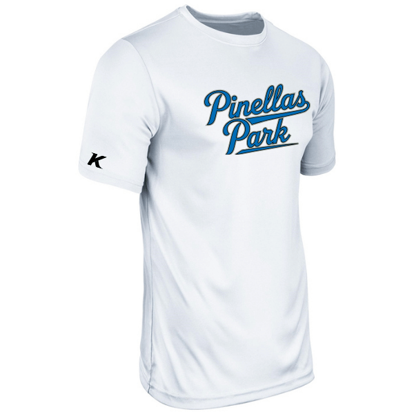 Baseball Majors–Taulbee Vision Performance Short-Sleeve Tee – White – front mockup
