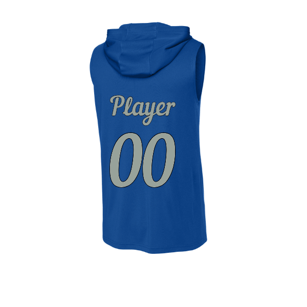 Baseball Majors–Taulbee PosiCharge Competitor Sleeveless Hoodie – True Royal – back mockup