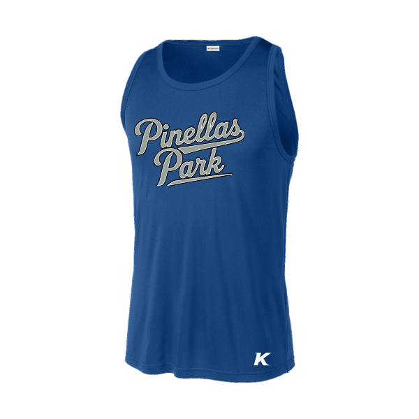 Baseball Majors–Taulbee PosiCharge Competitor Tank – Royal – front mockup