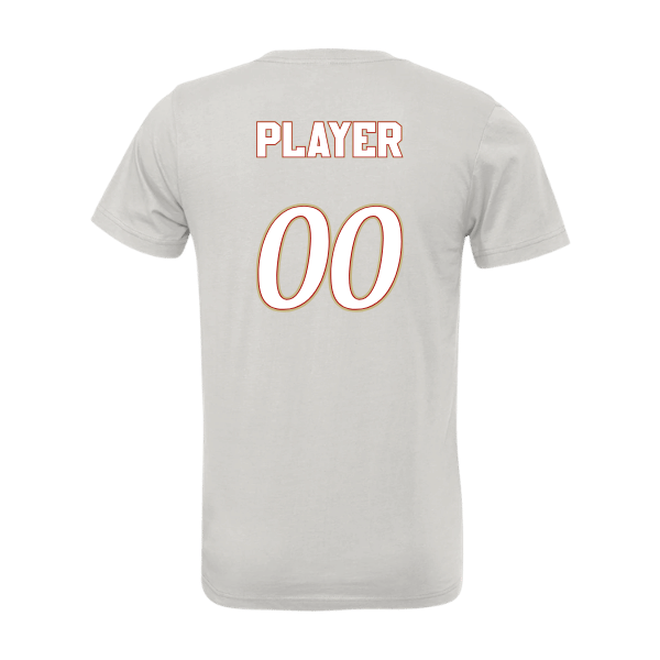 Baseball Seniors–Andrix Unisex Jersey Short-Sleeve Tee – National Script – Solid Athletic Gray – back mockup