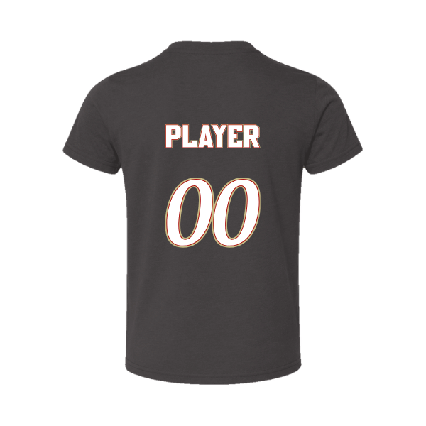 Baseball Seniors–Andrix Toddler Jersey Short-Sleeve Tee – National Script – Dark Gray Heather – back mockup