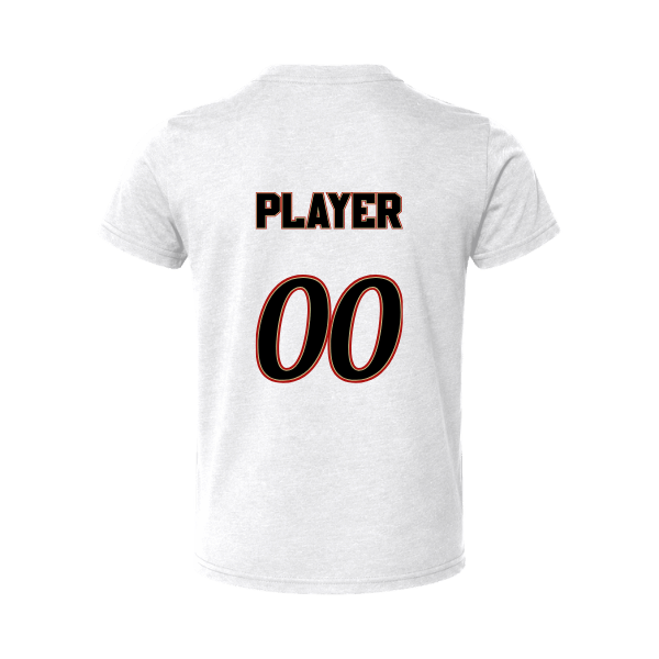 Baseball Seniors–Andrix Toddler Jersey Short-Sleeve Tee – National Script – White – back mockup