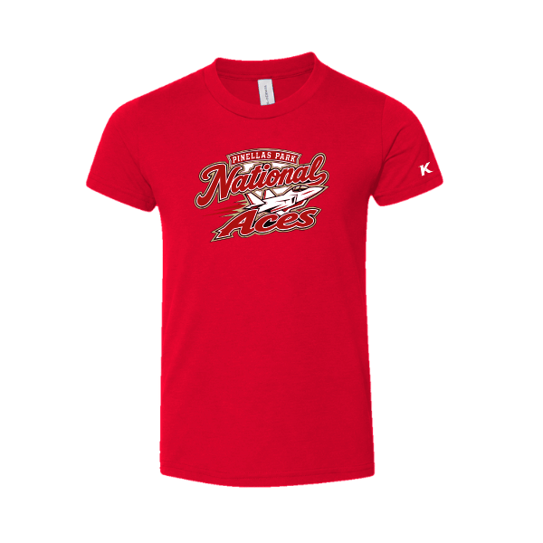 Baseball Seniors–Andrix Toddler Jersey Short-Sleeve Tee – National Aces – Red – front mockup