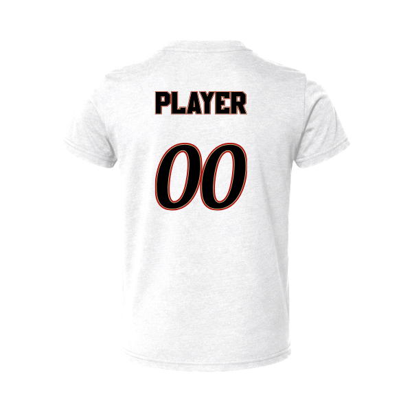 Baseball Seniors–Andrix Youth Jersey Short-Sleeve Tee – National Aces – White – back mockup