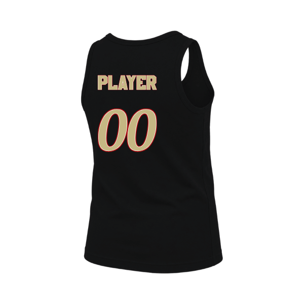 Baseball Seniors–Andrix Youth Jersey Tank – National Script – Black – back mockup