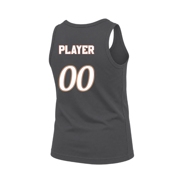 Baseball Seniors–Andrix Youth Jersey Tank – National Script – Dark Gray Heather – back mockup