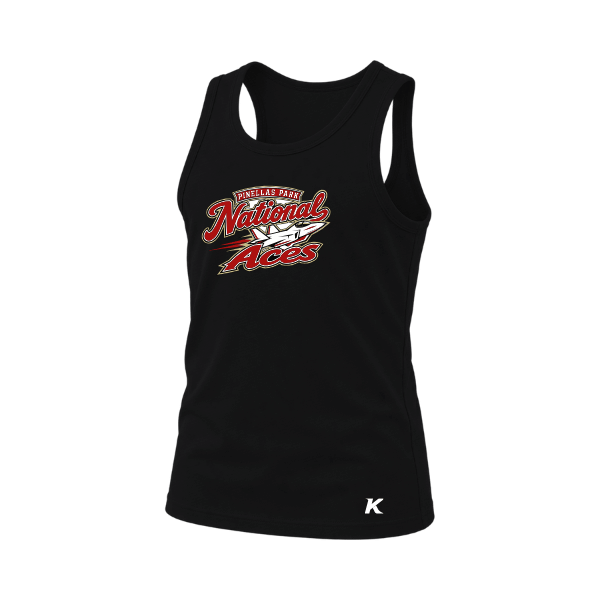 Baseball Seniors–Andrix Youth Jersey Tank – National Aces – Black – front mockup