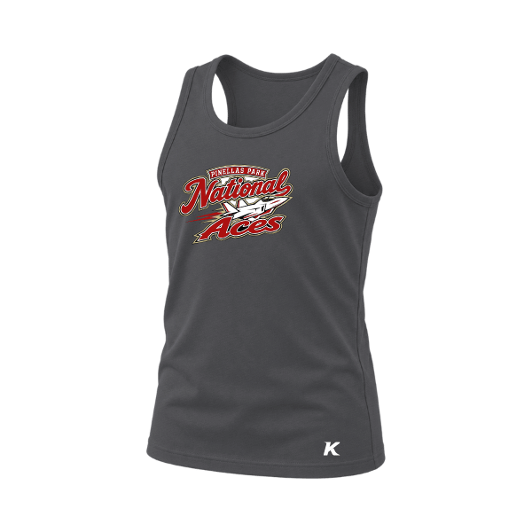 Baseball Seniors–Andrix Youth Jersey Tank – National Aces – Dark Gray Heather – front mockup