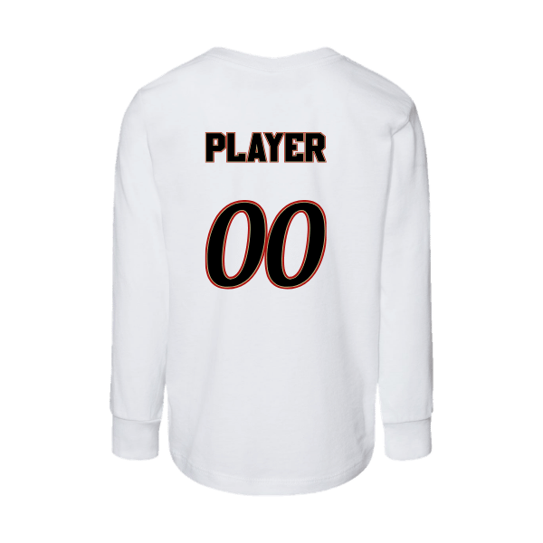 Baseball Seniors–Andrix Toddler Jersey Long-Sleeve Tee – National Script – White – back mockup