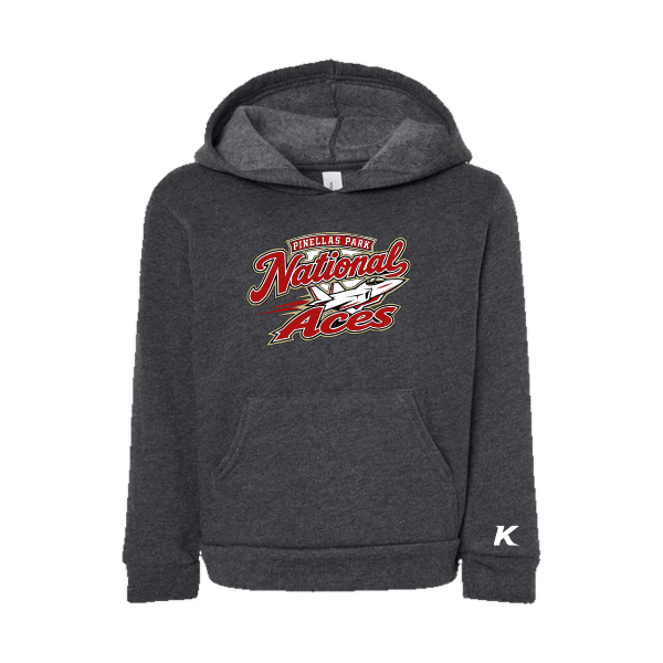 Baseball Seniors–Andrix Toddler Sponge Fleece Pullover Hoodie – National Aces – Dark Gray Heather – front mockup