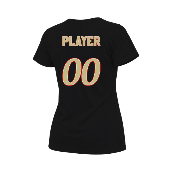 Baseball Seniors–Andrix Women's Relaxed Jersey Tee – National Aces – Black – back mockup