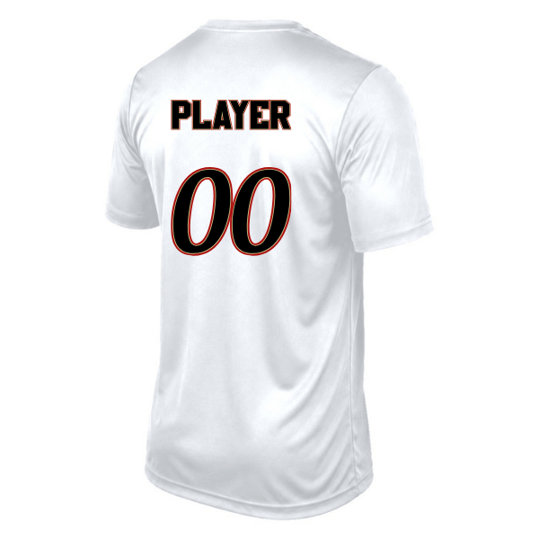 Baseball Seniors–Andrix Vision Performance Short-Sleeve Tee – National Script – White – back mockup