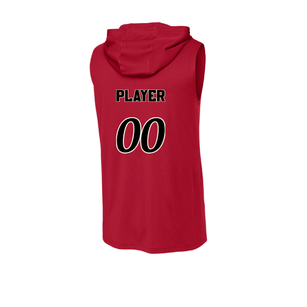 Baseball Seniors–Andrix PosiCharge Competitor Sleeveless Hoodie – National Aces – True Red – back mockup