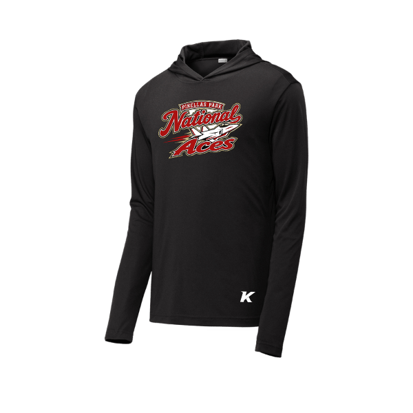 Baseball Seniors–Andrix PosiCharge Competitor Hooded Pullover – National Aces – Black – front mockup