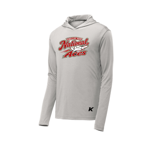 Baseball Seniors–Andrix PosiCharge Competitor Hooded Pullover – National Aces – Silver – front mockup
