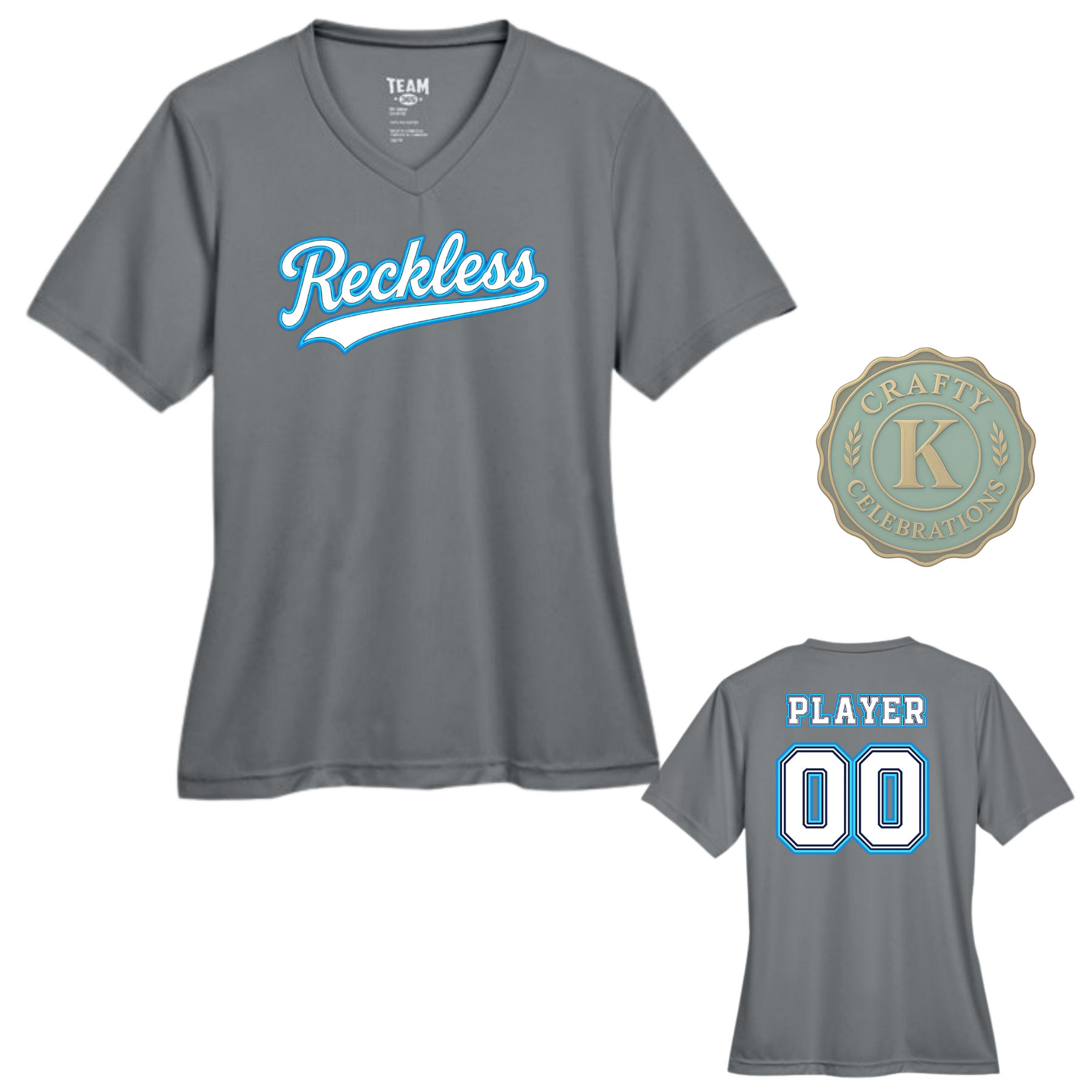Women's Dri-Fit RECKLESS Baseball Shirts