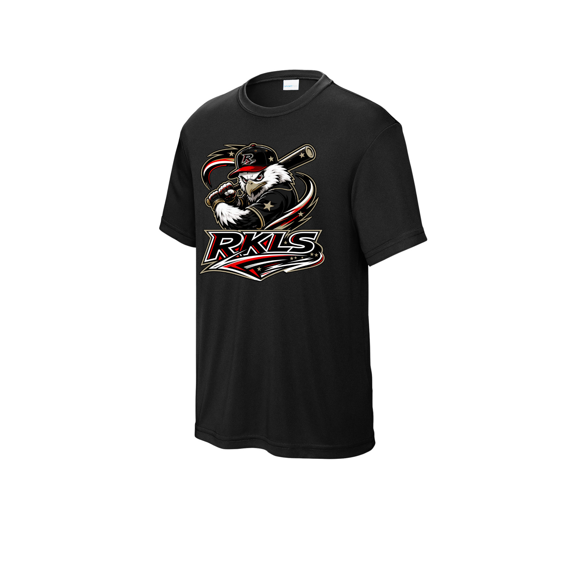 pinellas-reckless-baseball-black-youth-performance-t-shirt-front-logo.png
