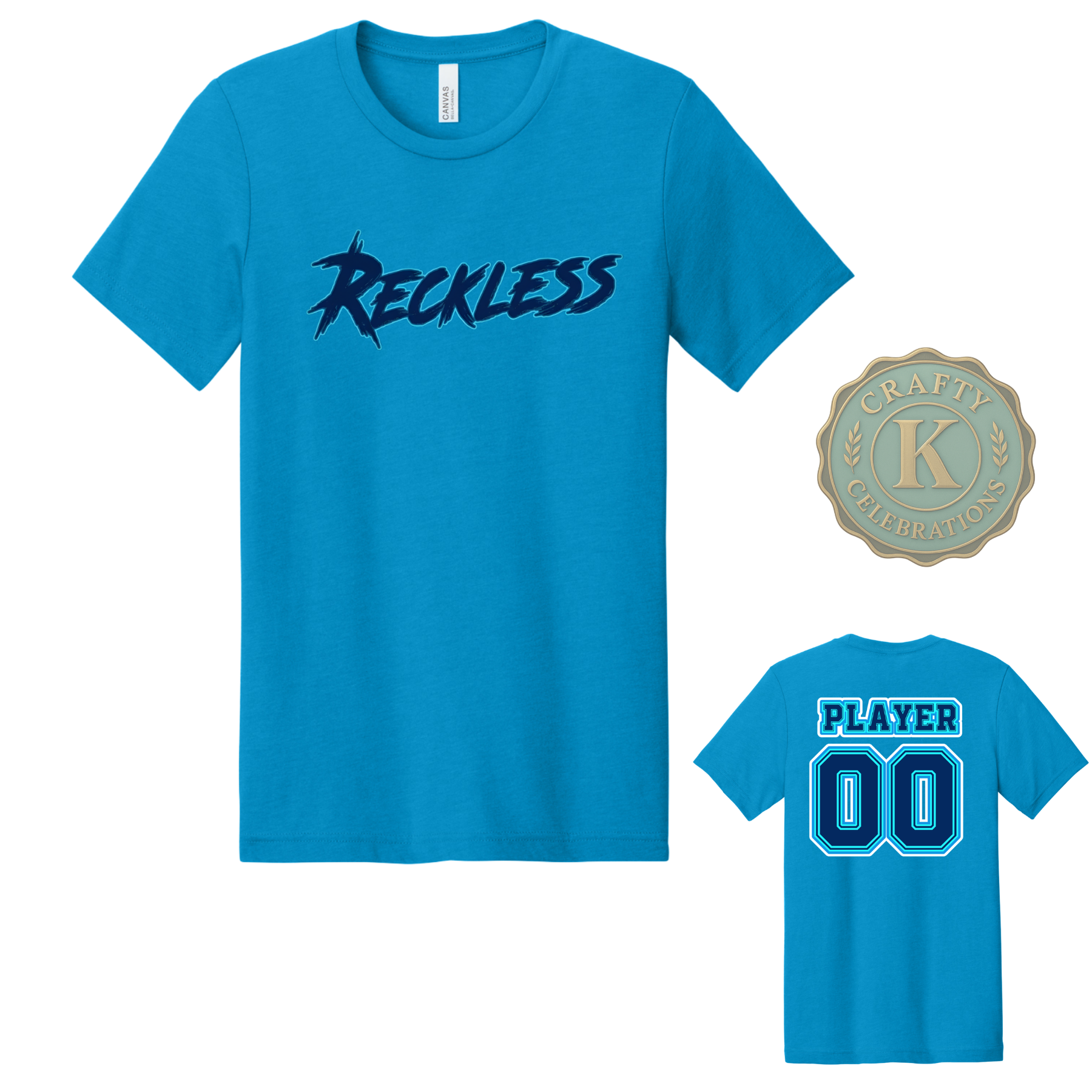 Unisex Cotton T-Shirt RECKLESS Baseball