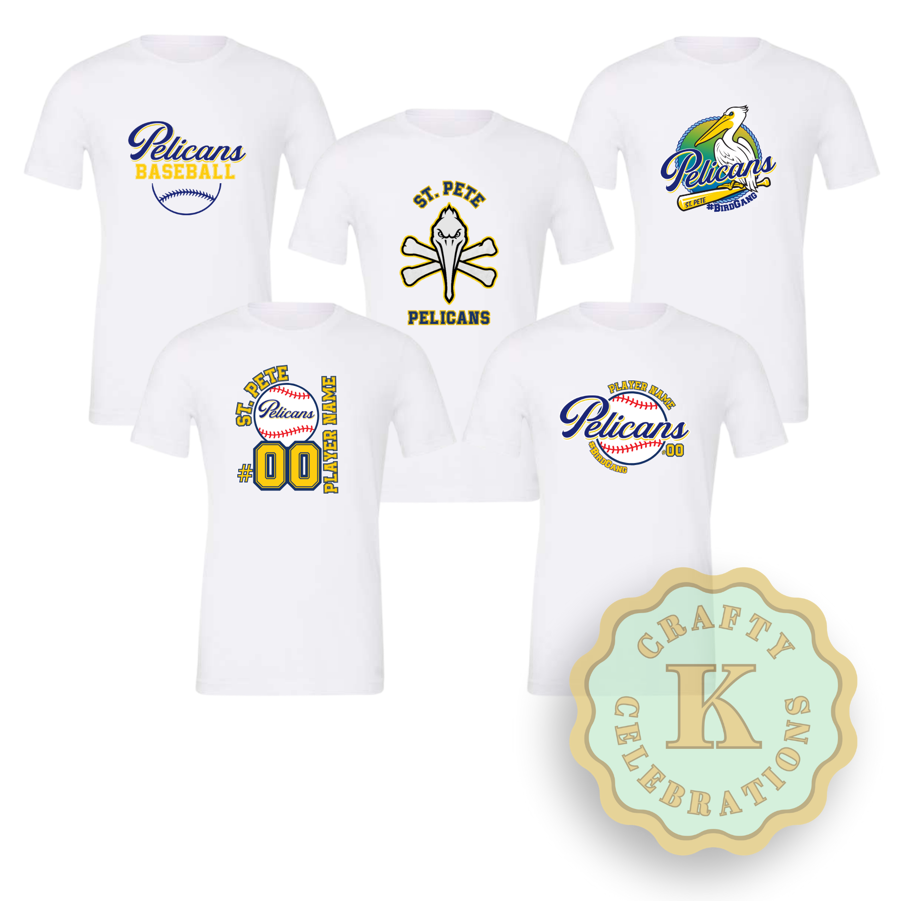 Pelicans-Bella Canvas Cotton T-shirts.png